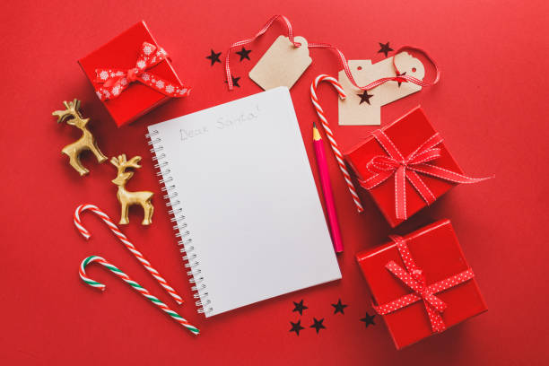 istock Christmas Decorations with Gift Boxes and Candy Canes. 1183550035