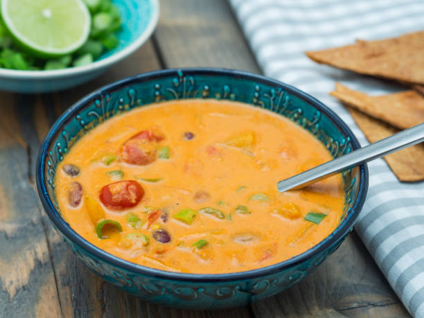 istock Caribbean coconut tomato soup 1183551434