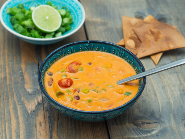 istock Caribbean coconut tomato soup 1183551527