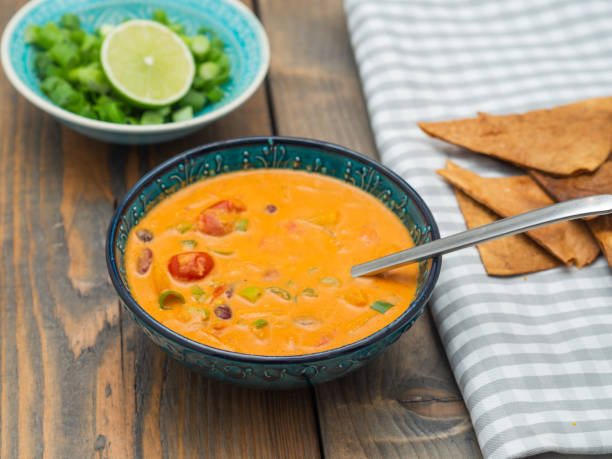 istock Caribbean coconut tomato soup 1183551556