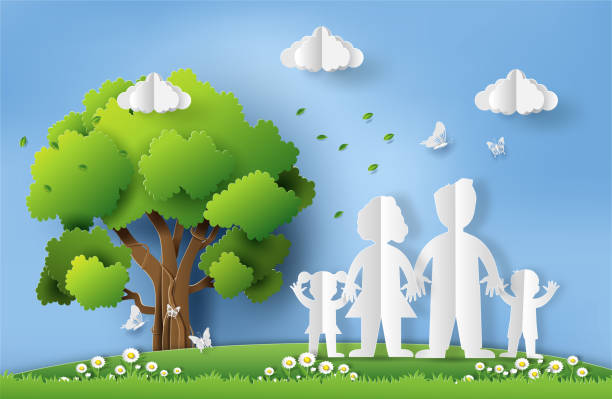 ilustrações de stock, clip art, desenhos animados e ícones de world environment day concept. - greenhouse house built structure green