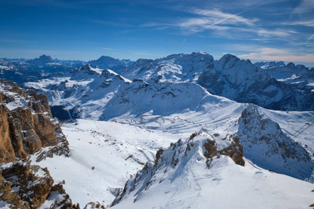 istock Ski resort in Dolomites, Italy 1183553228