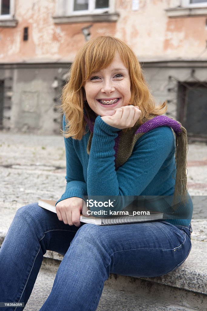 smiling student  18-19 Years Stock Photo