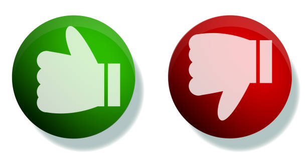 istock Like and dislike buttons stock - Illustration 1183561757