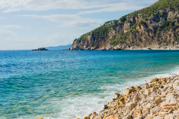 istock View of coastline rocks with clear turquoise water 1183562879