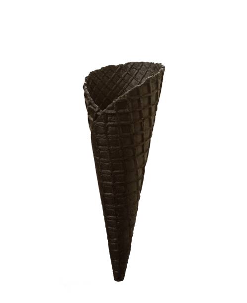 istock Chocolaice cream in the cone on white background with clipping path. 1183562906