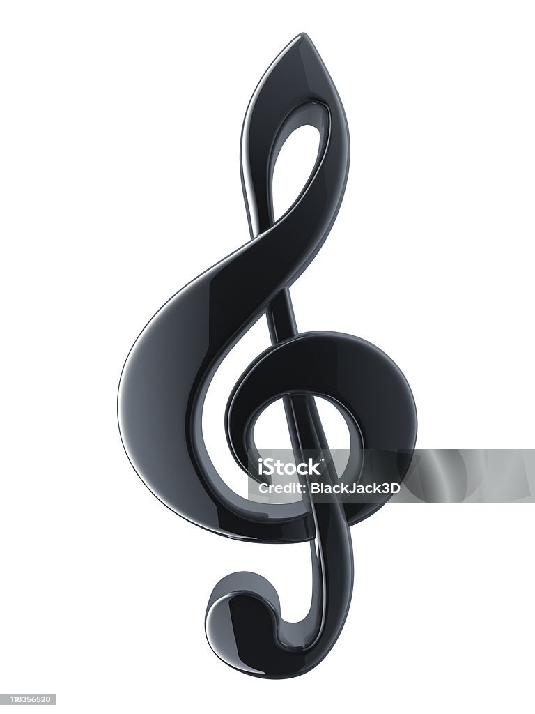 Clave de sol brilhante - Foto de stock de Clave de Sol royalty-free