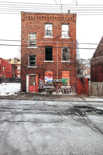 An empty corner lot on Hamilton Avenue in Highland Park was once a small store that was abandoned and has now been leveled.