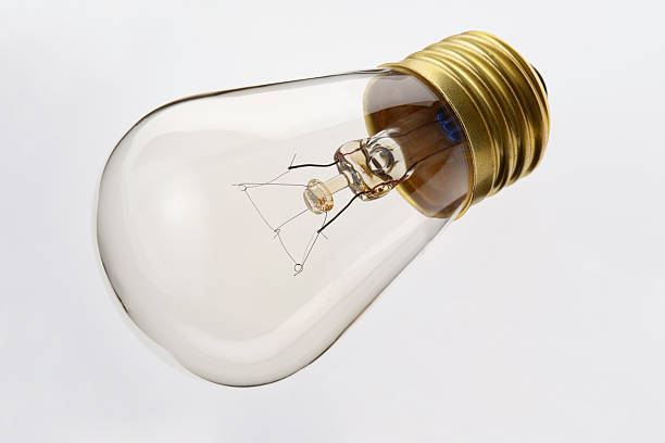istock Isolated shot of light bulb on white background 118356740