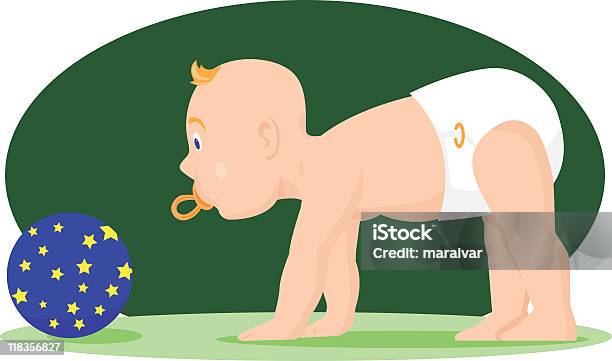 Baby Pannolino - Immagini vettoriali stock e altre immagini di 0-11 Mesi - 0-11 Mesi, 12-23 mesi, 6-11 Mesi