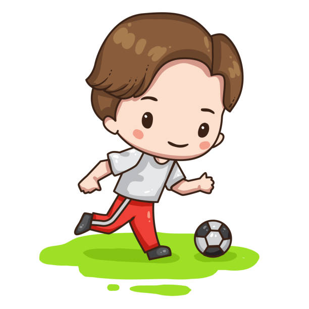 Niño Jugando Fútbol De Historieta - Banco de fotos e imágenes de stock - iStock Niño Jugando Fútbol De Historieta - Banco de fotos e imágenes de stock - iStock