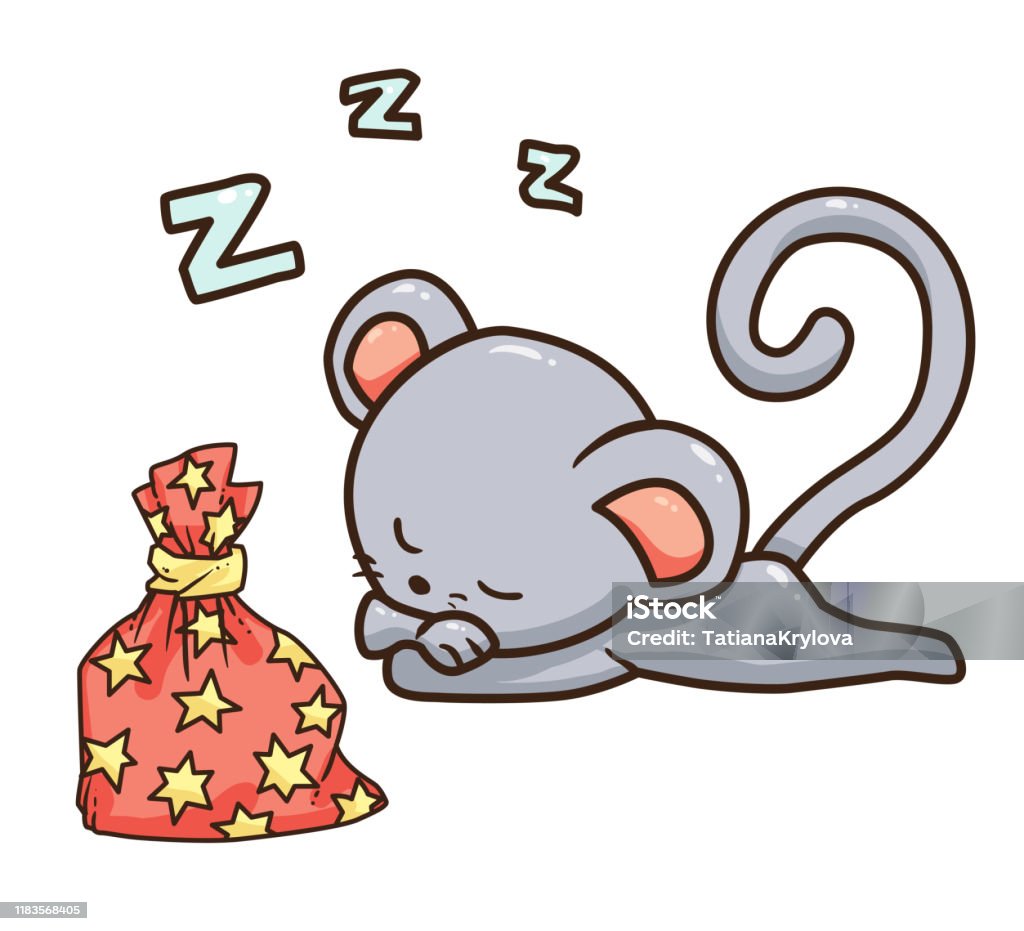 Ilustración de Ilustración Vectorial De Dibujos Animados Lindo Personaje De Ratón Aislado En Fondo Blanco Símbolo Del Año Nuevo Chino 2020 Pequeño Ratón Durmiendo Bolso De Navidad Con Estampado De Estrella Dorada Ilustración de Ilustración Vectorial De Dibujos Animados Lindo Personaje De Ratón Aislado En Fondo Blanco Símbolo Del Año Nuevo Chino 2020 Pequeño Ratón Durmiendo Bolso De Navidad Con Estampado De Estrella Dorada