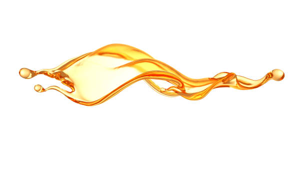 istock A beautiful, elegant splash of orange juice. 3d illustration, 3d rendering 1183568990