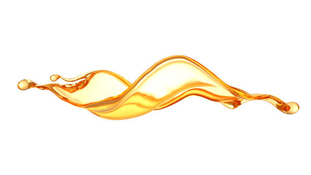 istock A beautiful, elegant splash of orange juice. 3d illustration, 3d rendering 1183568995