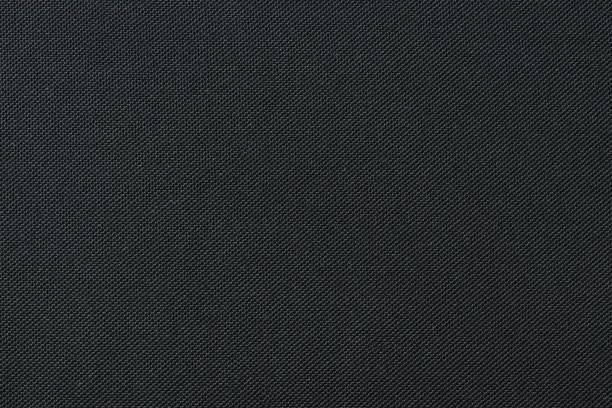 black fabric background and texture stock photo