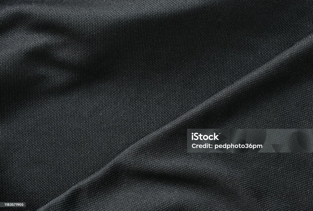 Latar Belakang Dan Tekstur Kain Hitam Foto Stok - Unduh Gambar Sekarang