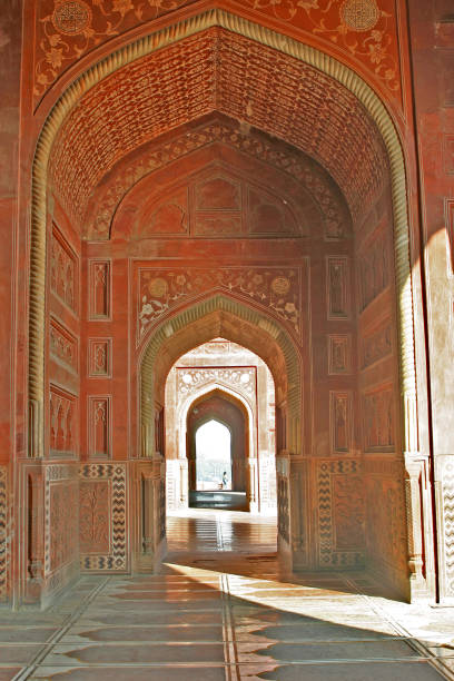 istock mosque inside the Taj Mahal 1183572984