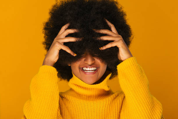 Beautiful afro woman