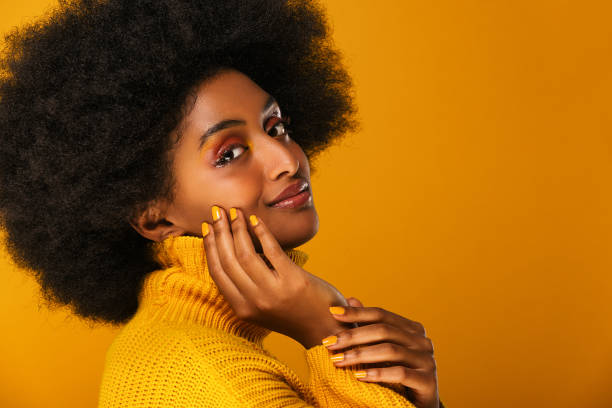 Beautiful afro woman