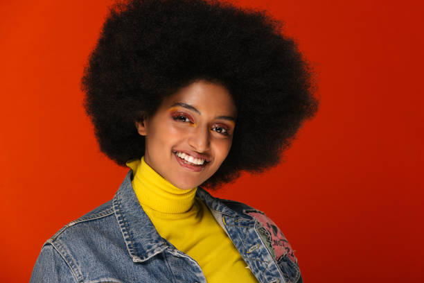 Beautiful afro woman