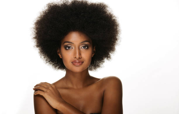 istock Beautiful afro woman 1183574309