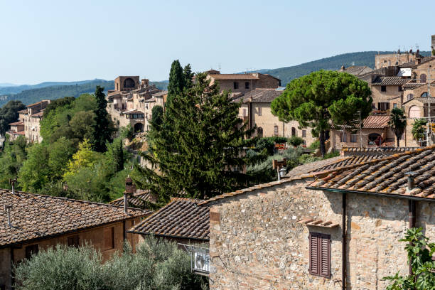 istock View San Gimignano Siena Tuscany 1183574351