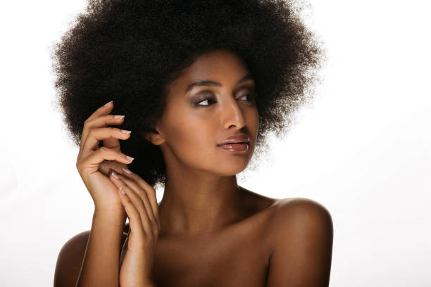 istock Beautiful afro woman 1183574964