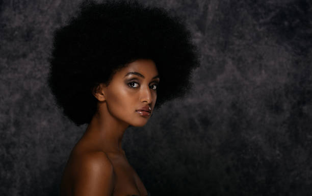 istock Beautiful afro woman 1183575041