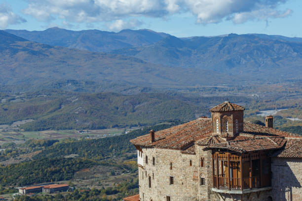 istock a magnificent daytime trip through the Kalambaka mountains to the Meteora monastery complex with beautiful views from different points and rocks. Thessaly, Greece 1183575416