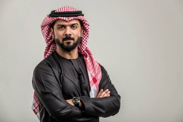 istock Arabian man with traditional dress 1183577828