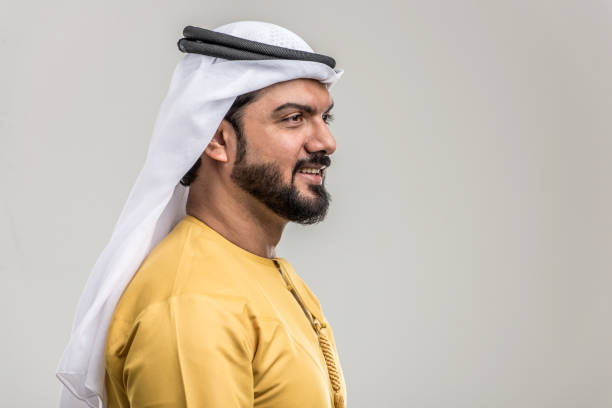 istock Arabian man with traditional dress 1183577840