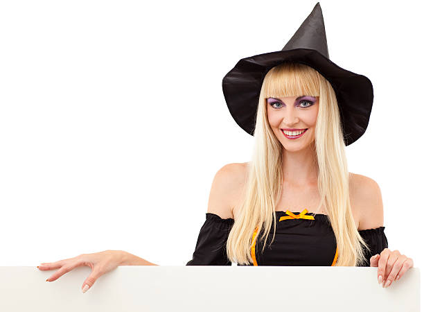 istock Blond Halloween Woman Witch 118357789