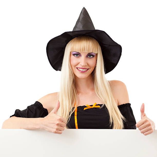 istock Blond Halloween Woman Witch 118357790