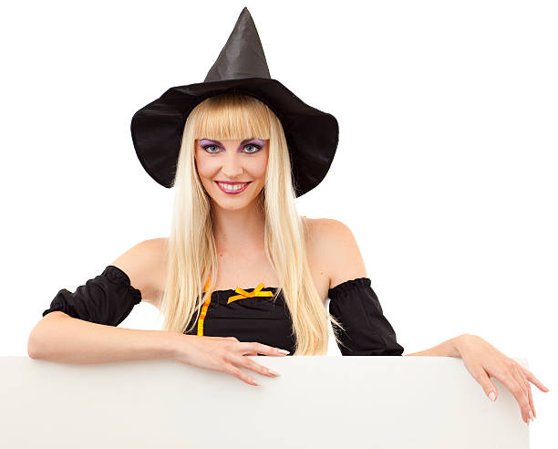istock Blond Halloween Woman Witch 118357792