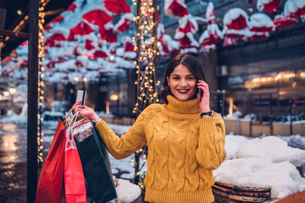 istock Young woman shopping 1183578866