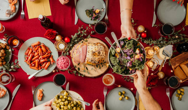 istock Christmas Food Smorgasbord 1183579042
