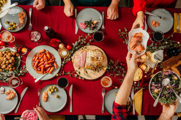 istock Christmas Food Smorgasbord 1183579906