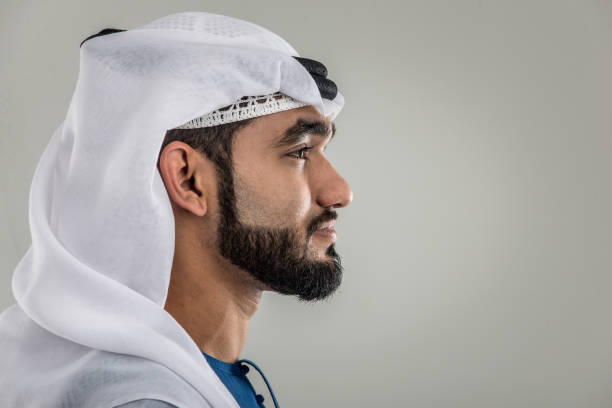 istock Arabian man with traditional dress 1183580430