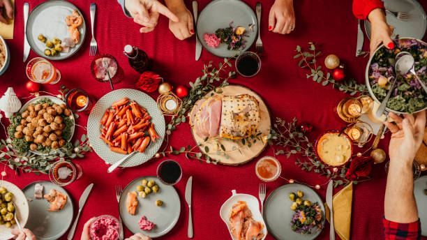 istock Christmas Food Smorgasbord 1183580562