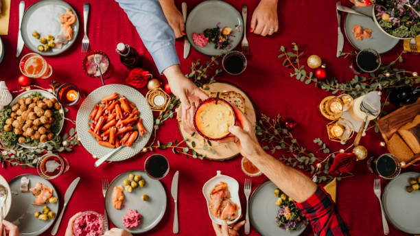 istock Christmas Food Smorgasbord 1183581272