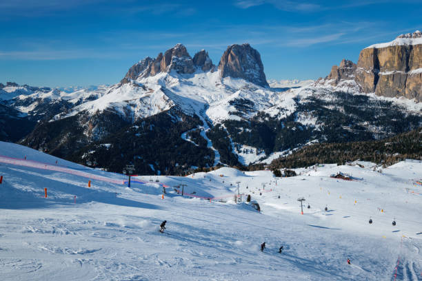 istock Ski resort in Dolomites, Italy 1183581895