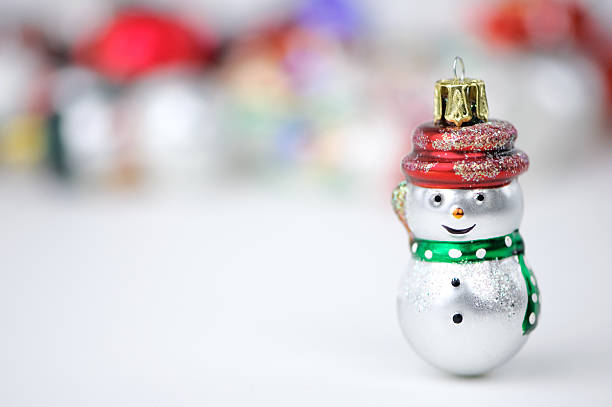 istock Snowman shaped Christmas Ornament 118358368