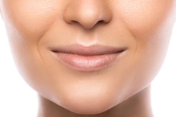 istock Beautiful female lips 1183586208