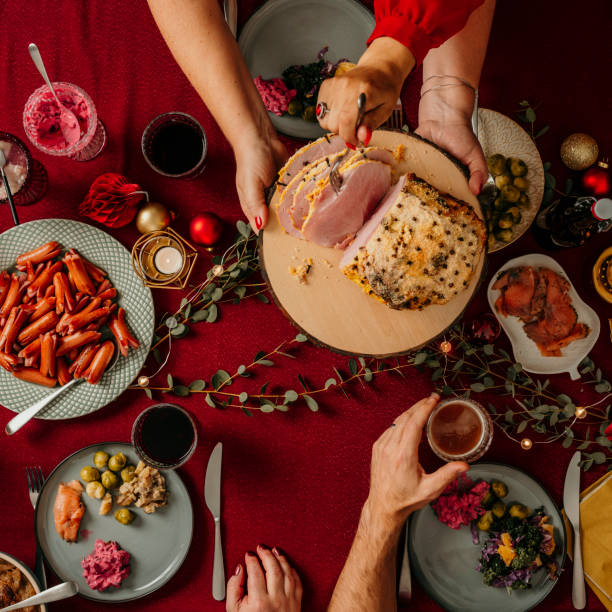 istock Christmas Food Smorgasbord 1183586318