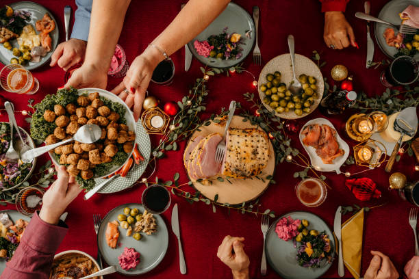 istock Christmas Food Smorgasbord 1183586319