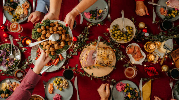 istock Christmas Food Smorgasbord 1183586710