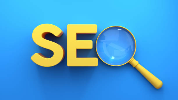 search engine optimization (seo) concept - communication marketing dictionary global communications imagens e fotografias de stock