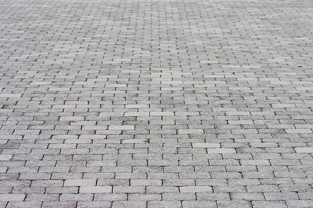 Brick pavement footpath background.