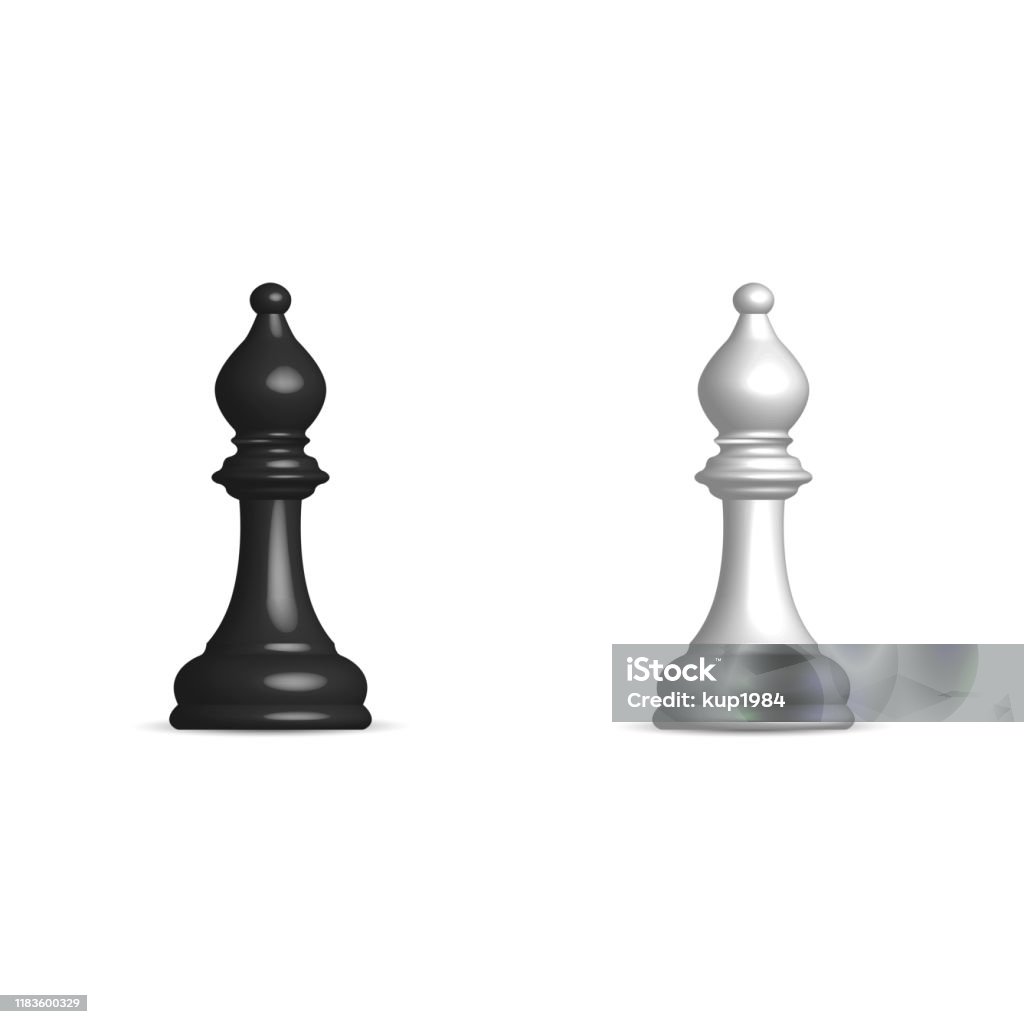 Vetores de Bispo Preto E Branco Da Parte De Xadrez Ilustração Do Vetor e  mais imagens de Bispo - Peça de xadrez - iStock