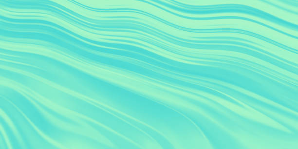 istock Neo Mint Light Green Wave Pattern Seascape Abstract Stripes Pastel Teal Water Sea Shade Background Defocused Reflection Order Texture Idyllic Vacation Repetition Fractal Cute Art Trendy Color 1183606540
